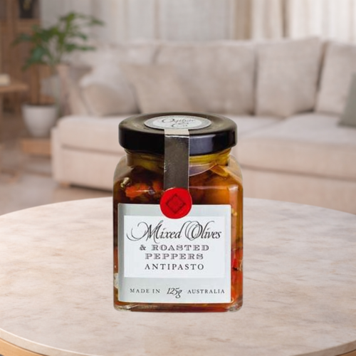Mixed Olives & Roasted Peppers 115g