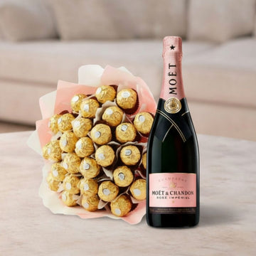 Moet Gold Indulgence Chocolate Bouquet