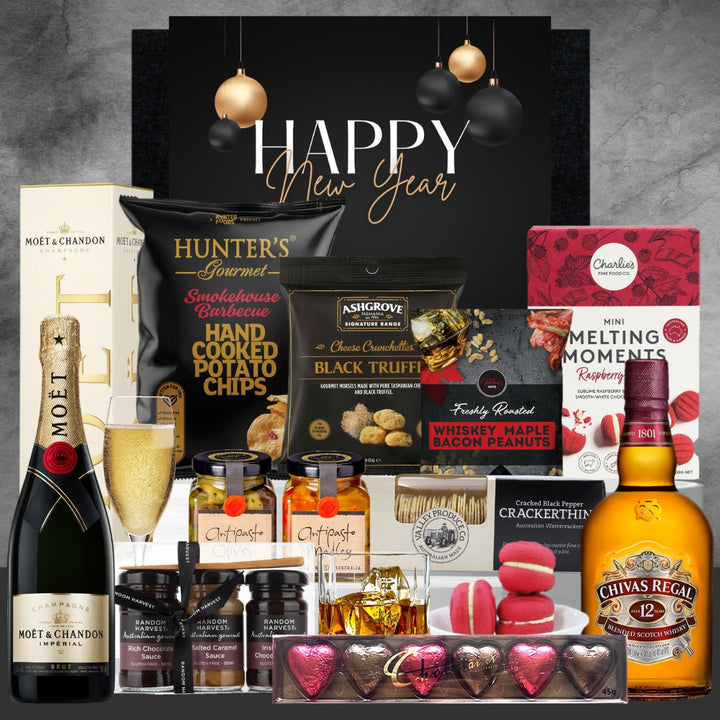 Moet & Chivas Gourmet New Year Gift Hamper - Tastebuds