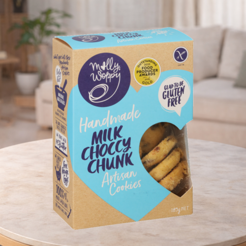 Molly Woppy Handmade Milk Choccy Chunk Artisan Cookies 185g