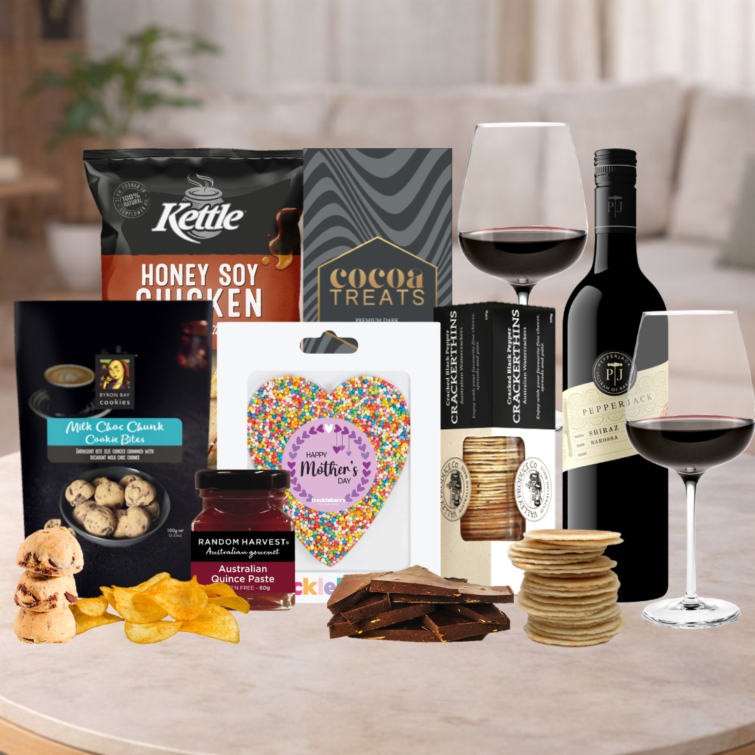Mother's Day Pepperjack Red Wine Hamper
