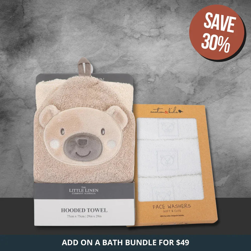 Neutral Baby Bathtime Bundle - Tastebuds