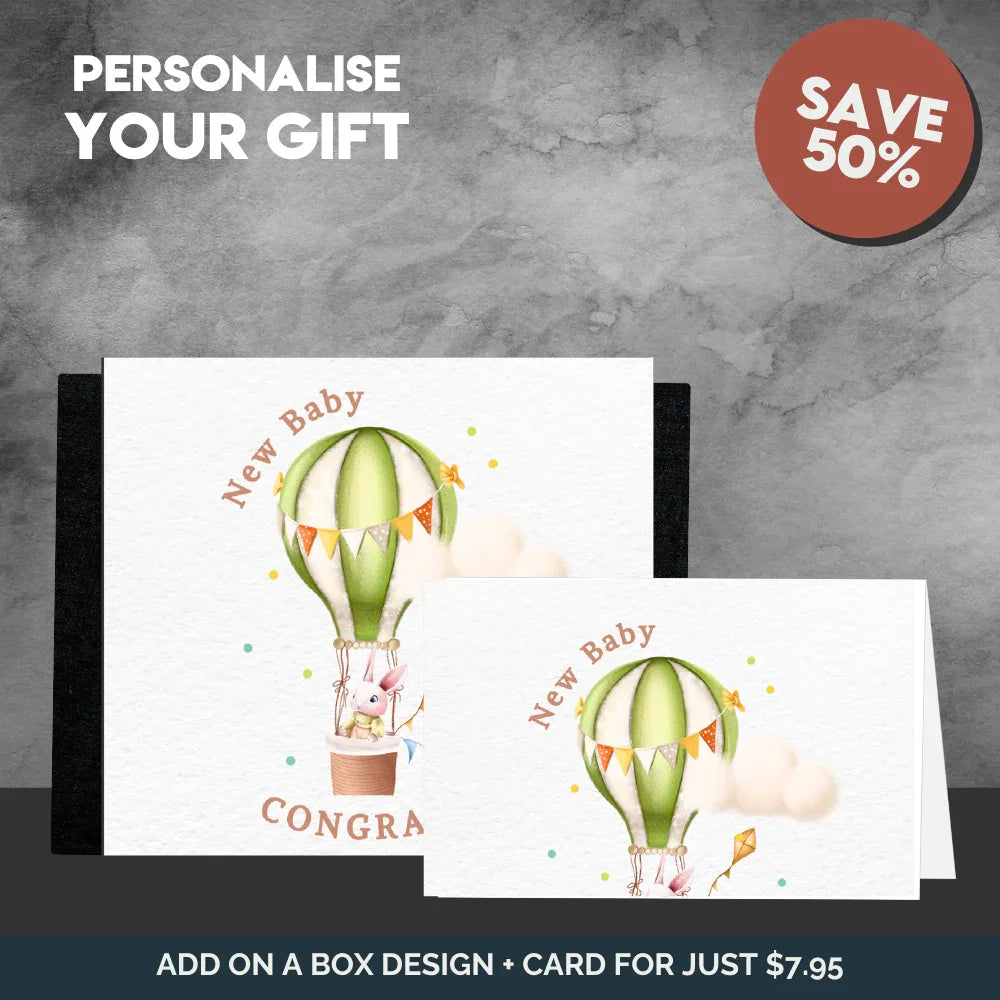 New Baby Sleeve + Card Bundle - Tastebuds