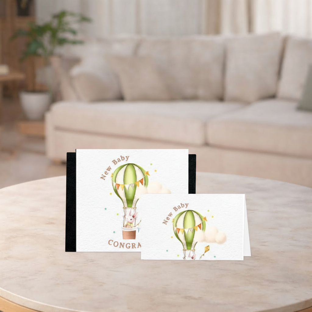 New Baby Sleeve + Card Bundle