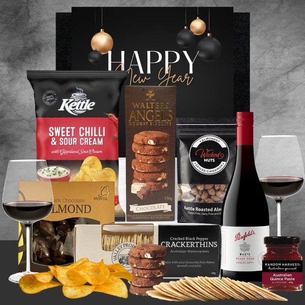 New Year Red Wine Gift Hamper - Tastebuds