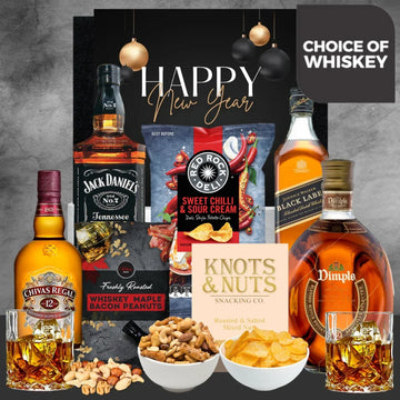 New Year Whiskey Choice Gift Hamper - Tastebuds
