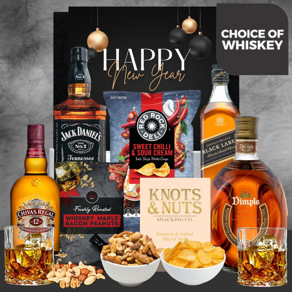 New Year Whiskey Choice Gift Hamper - Tastebuds