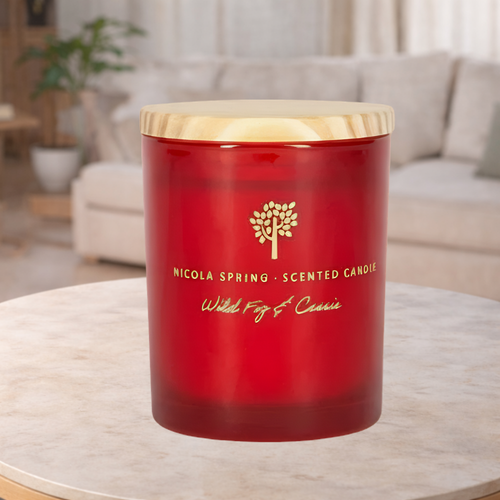 Nicola Spring Wild Fig & Cassis Soy Wax Scented Candle 130g