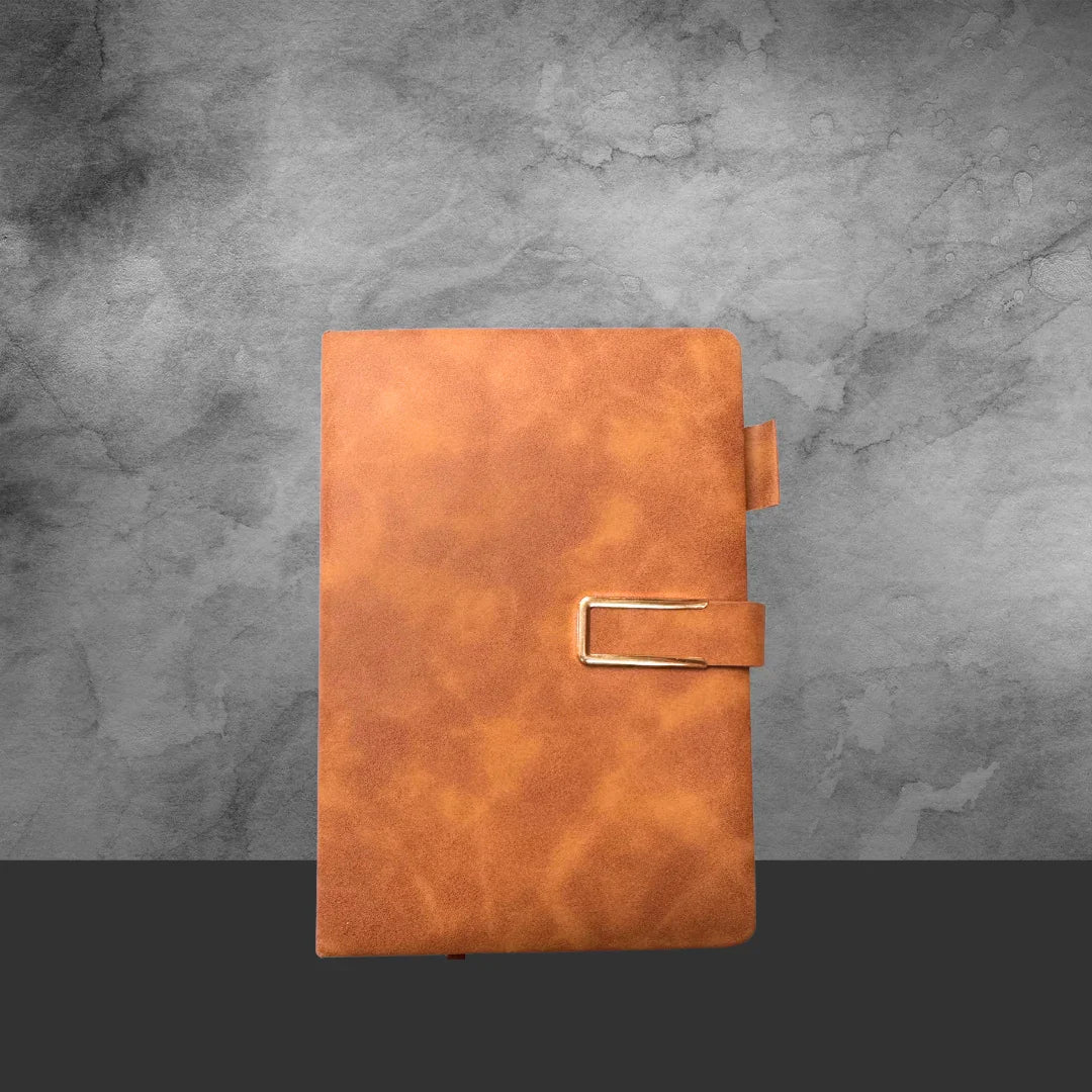 Note Book Tan Leather - Tastebuds