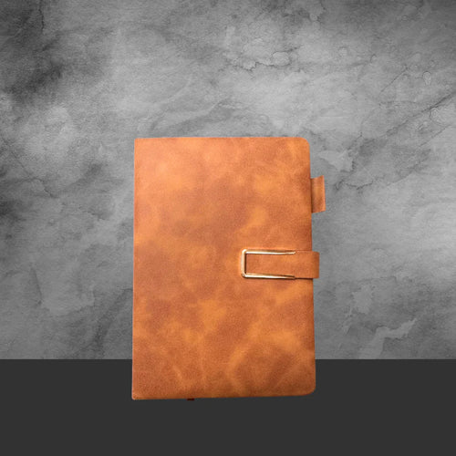 Note Book Tan Leather