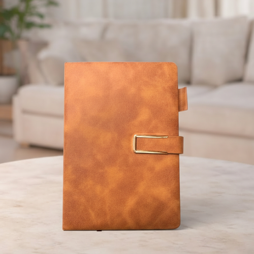 Note Book Tan Leather