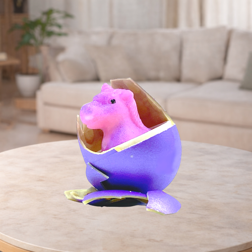 Nurchums mini unicorn hatching egg