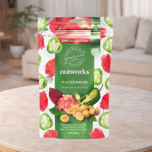Nutworks Finger Lime Jalapeno Macadamia 200G