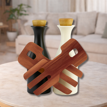 Ost & Vin 4pc Salad Claws And Salad Dressing Bottles 15c