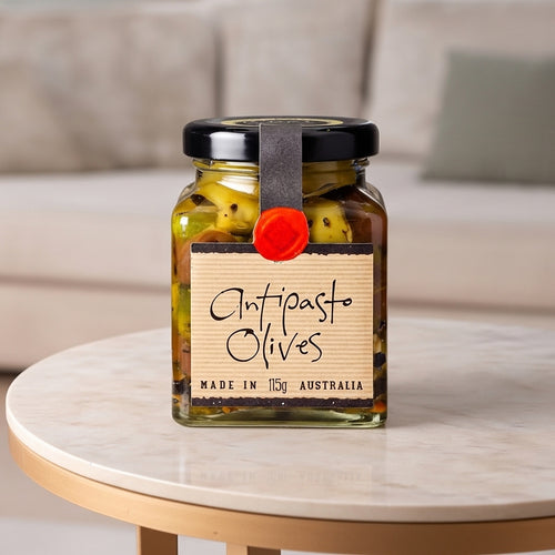 Ogilvie & Co Antipasto Olives 115g