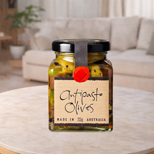 Ogilvie & Co Antipasto Olives 115g
