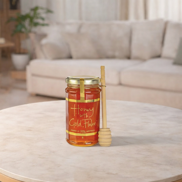 Ogilvie & Co Honey with Gold Flakes + Dipper 300g