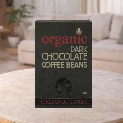 Organic Times Dark Chocolate Coffee Beans 150g