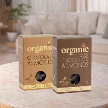 Organic Times Chocolate Coated Almonds 150g
