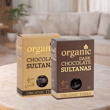 Organic Times Chocolate Coated Sultanas 150g