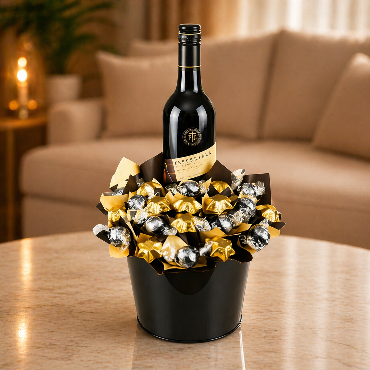 Pepperjack Wine & Chocolate Bouquet