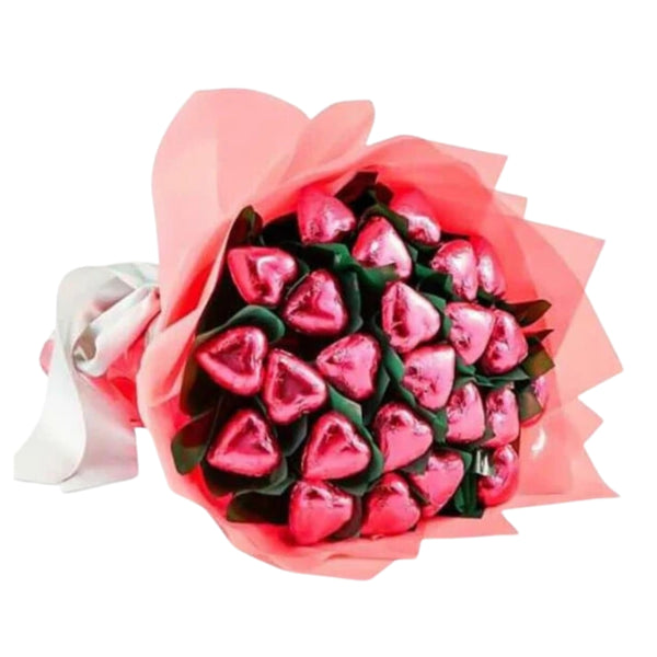 Pink Romance Chocolate Bouquet