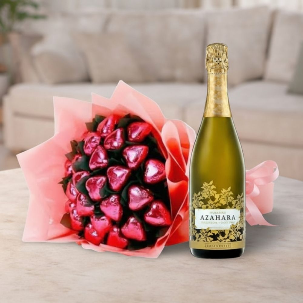 Pink Sparkling Indulgence Chocolate Bouquet