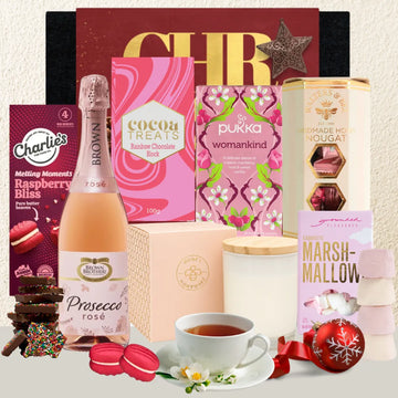 Pink Sparkling Wine Christmas Hamper