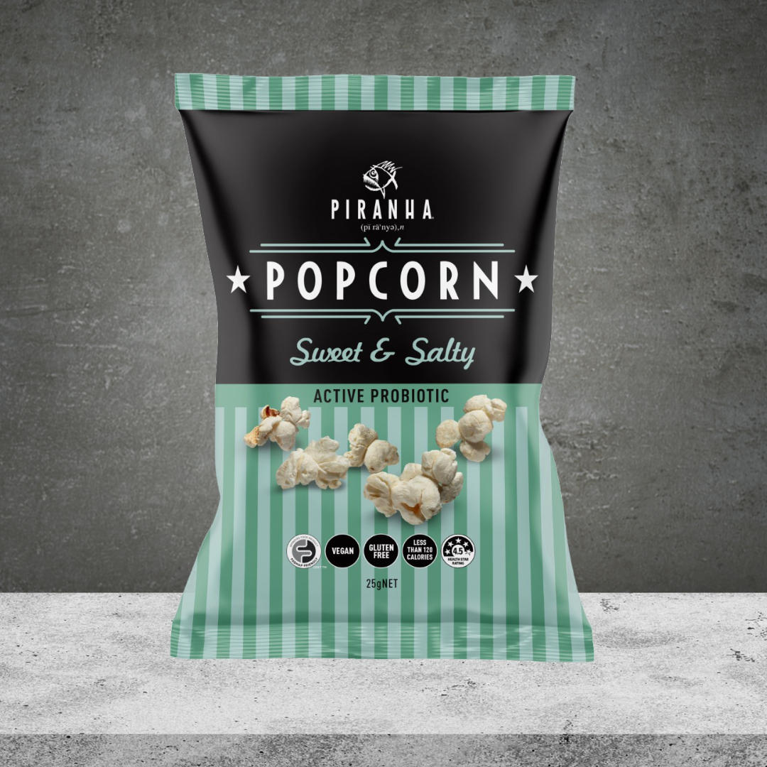 Piranha Sweet & Salty Popcorn 25g - Tastebuds