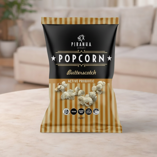 Piranha Butter Scotch Popcorn 25g