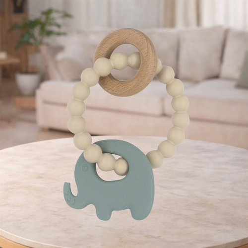 Playground Sage Elephant Teether