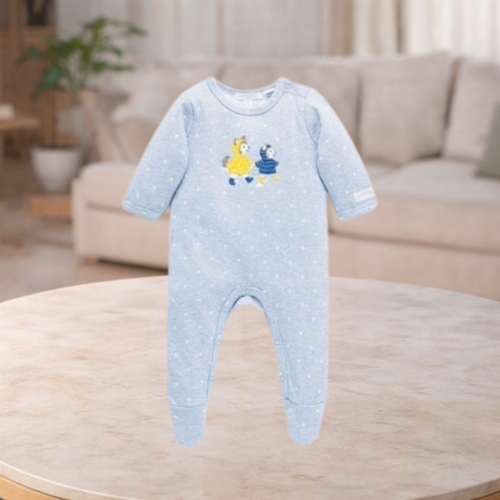 Pure Baby Blue Mini Spot Winter Growsuit - Sizes 000 or 00