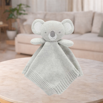 Pure Baby Knitted Koala Comforter
