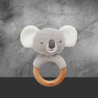 Pure Baby Koala Rattle