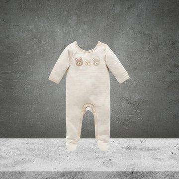 Pure Baby Winter Collection Neutral Growsuit- Size 000 - Tastebuds