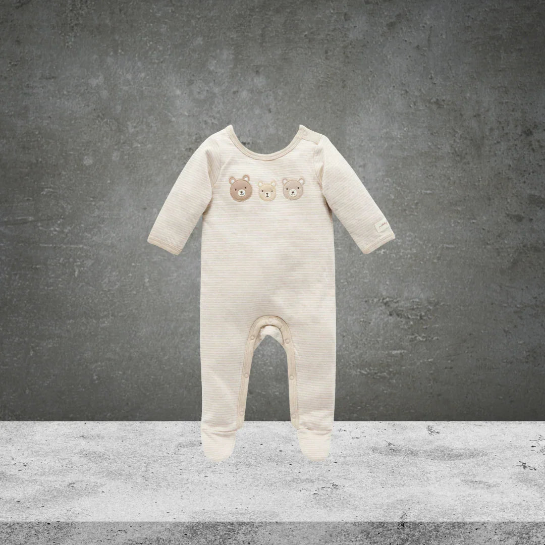 Pure Baby Winter Collection Neutral Growsuit- Size 000 - Tastebuds