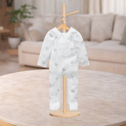 Pure Baby Newborn Pale Grey Tree