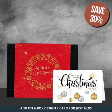 Happy Christmas Sleeve + Card - Tastebuds