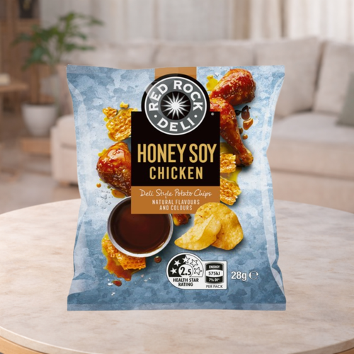 Red Rock Deli Chip Honey Soy Chicken 28g
