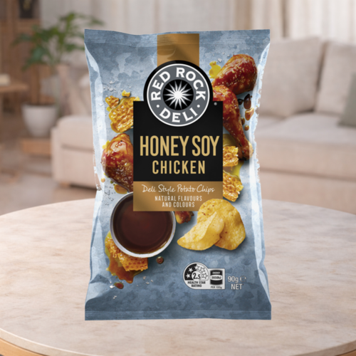 Red Rock Deli Honey Soy Chicken Chips 90g
