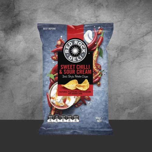 Red Rock Deli Sweet Chilli & Sour Cream Chips 90g
