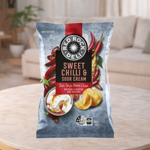 Red Rock Deli Sweet Chilli & Sour Cream Chips 90g