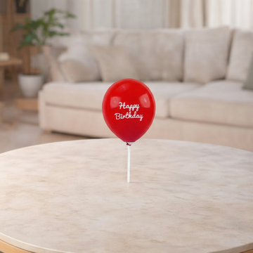 Red Happy Birthday Balloon