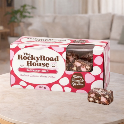 Rocky Road House Raspberry Rocky Road 100g