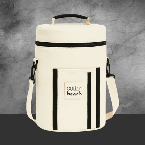 St Tropez Wine Cooler Bag 20x33 White