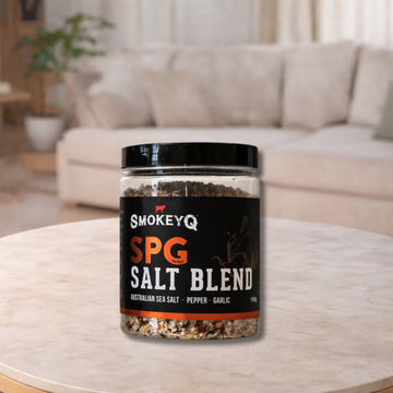 SmokeyQ Salt Pepper Garlic Salt Blend (Spg) 150g