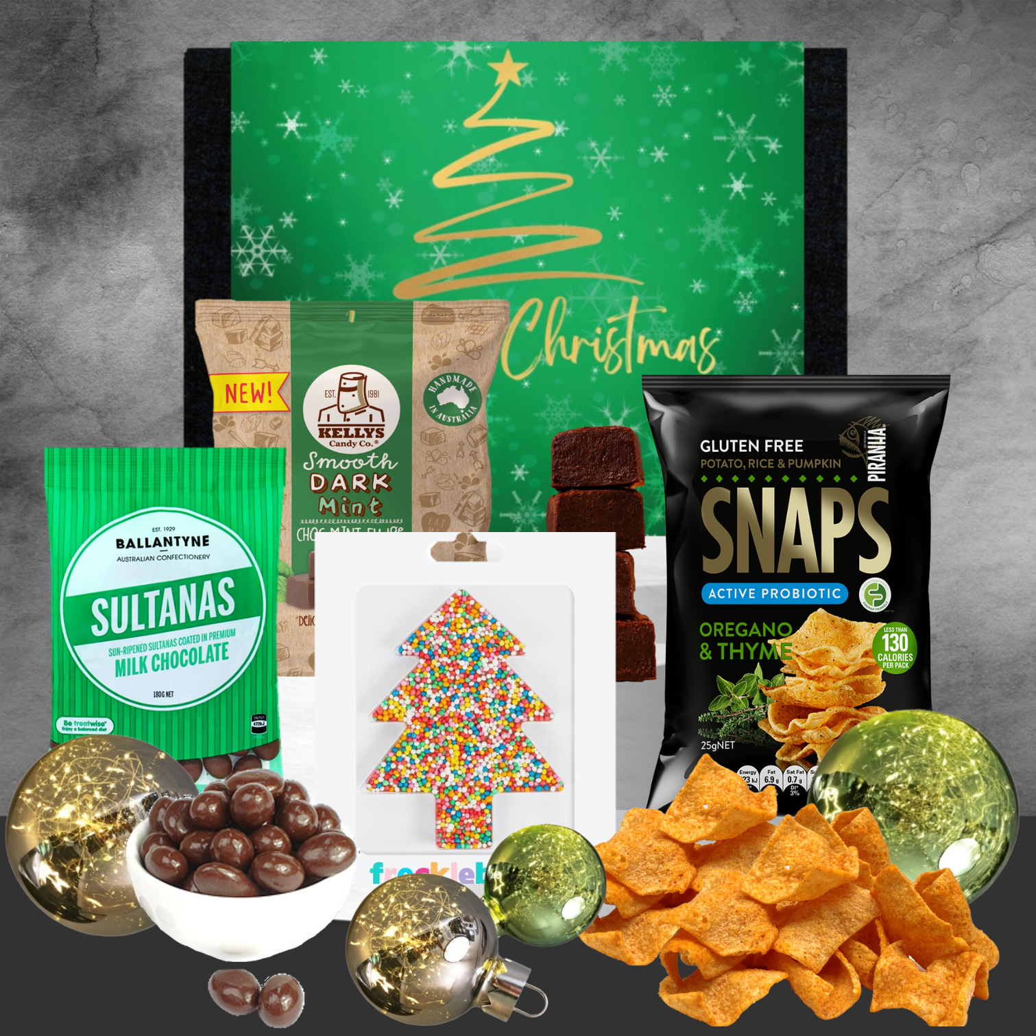 Snack Treat Hamper For Christmas