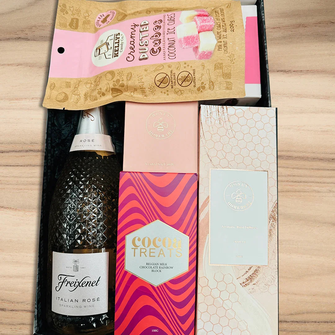 Sparkling Rose Pamper Hamper - Tastebuds