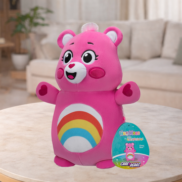 Squishmallow Care Bears Hug Mees Plush 10" Cheer Bear