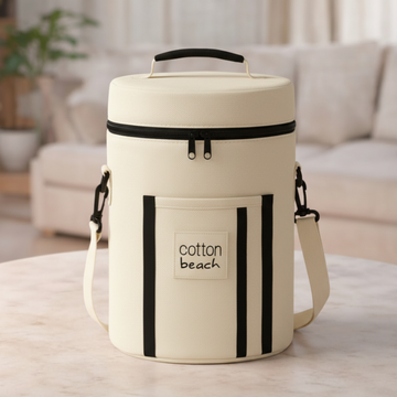 St Tropez Wine Cooler Bag 20x33 White